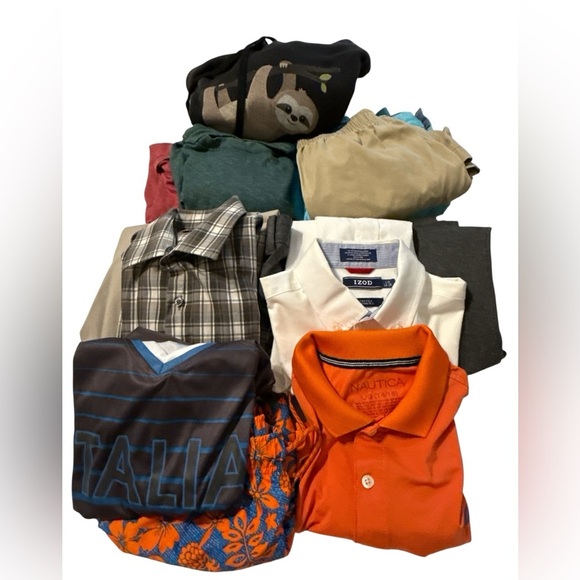 Izod Boys Bundle Sizes 14/16 with 10 Items of Various Labels One shipment - Picture 1 of 2